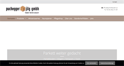 Desktop Screenshot of parkettboden.at